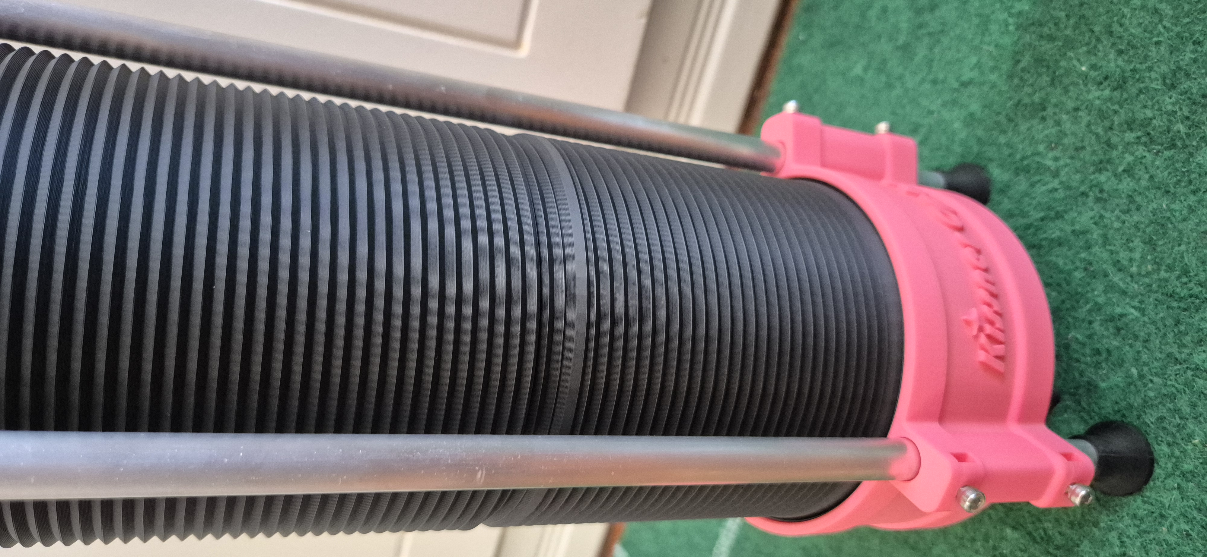 Tube A flat bottom for better fit around mirror