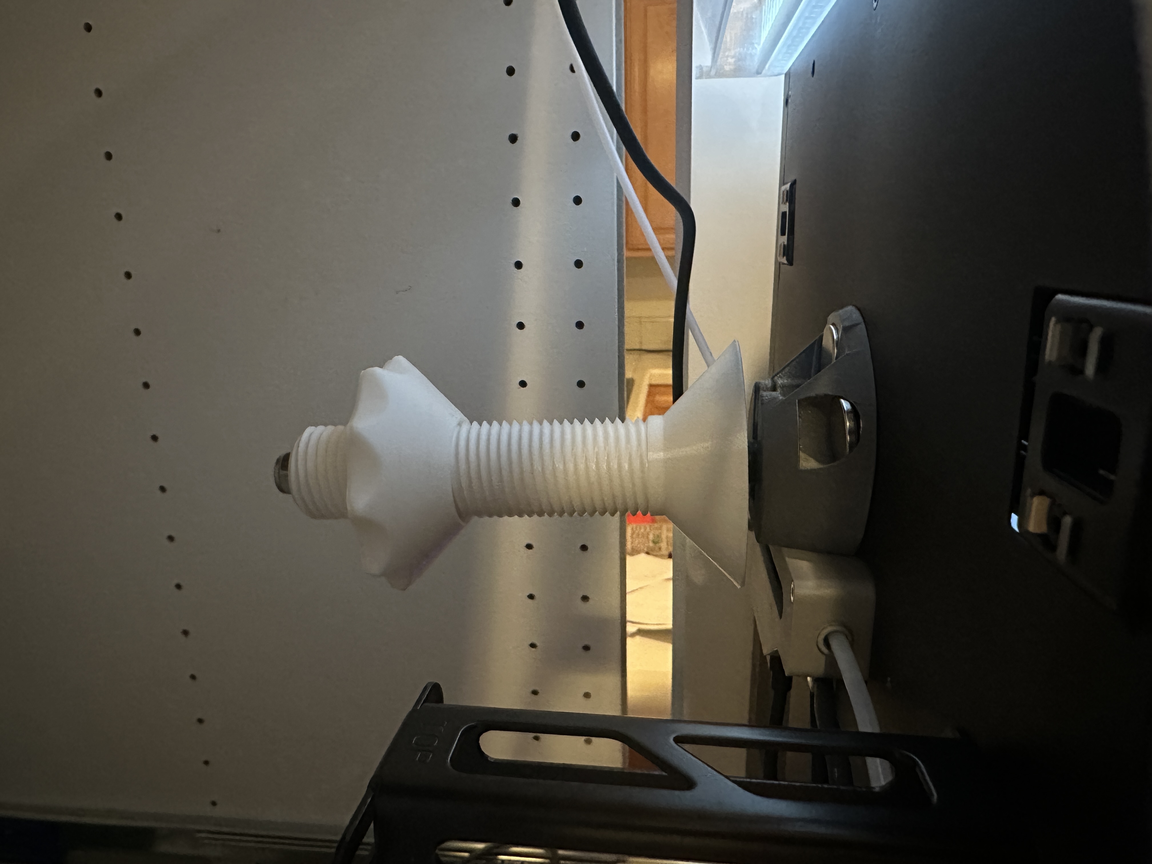 Universal Spool Holder For Metal Enclosures