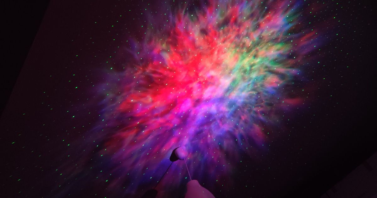 Bed frame holder for star projector by Viermalbe Download free STL