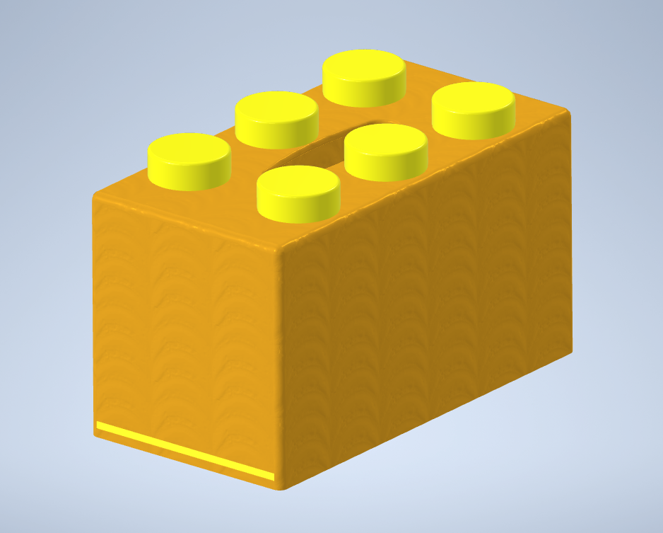 Miniatura 2 do modelo 3D lego tissue box