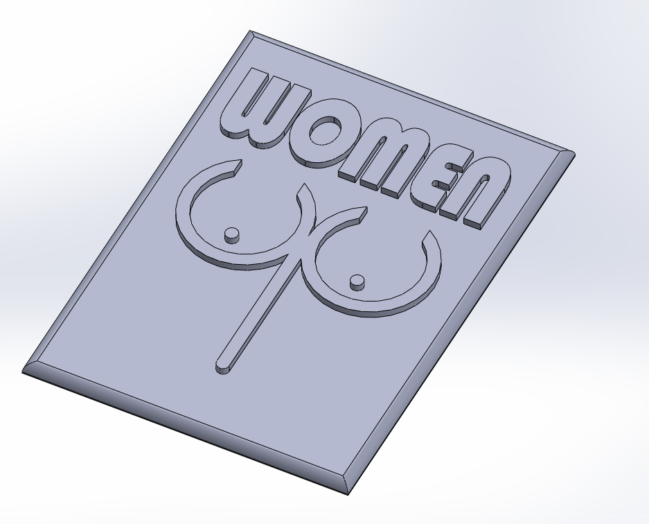 Toilet signs - women