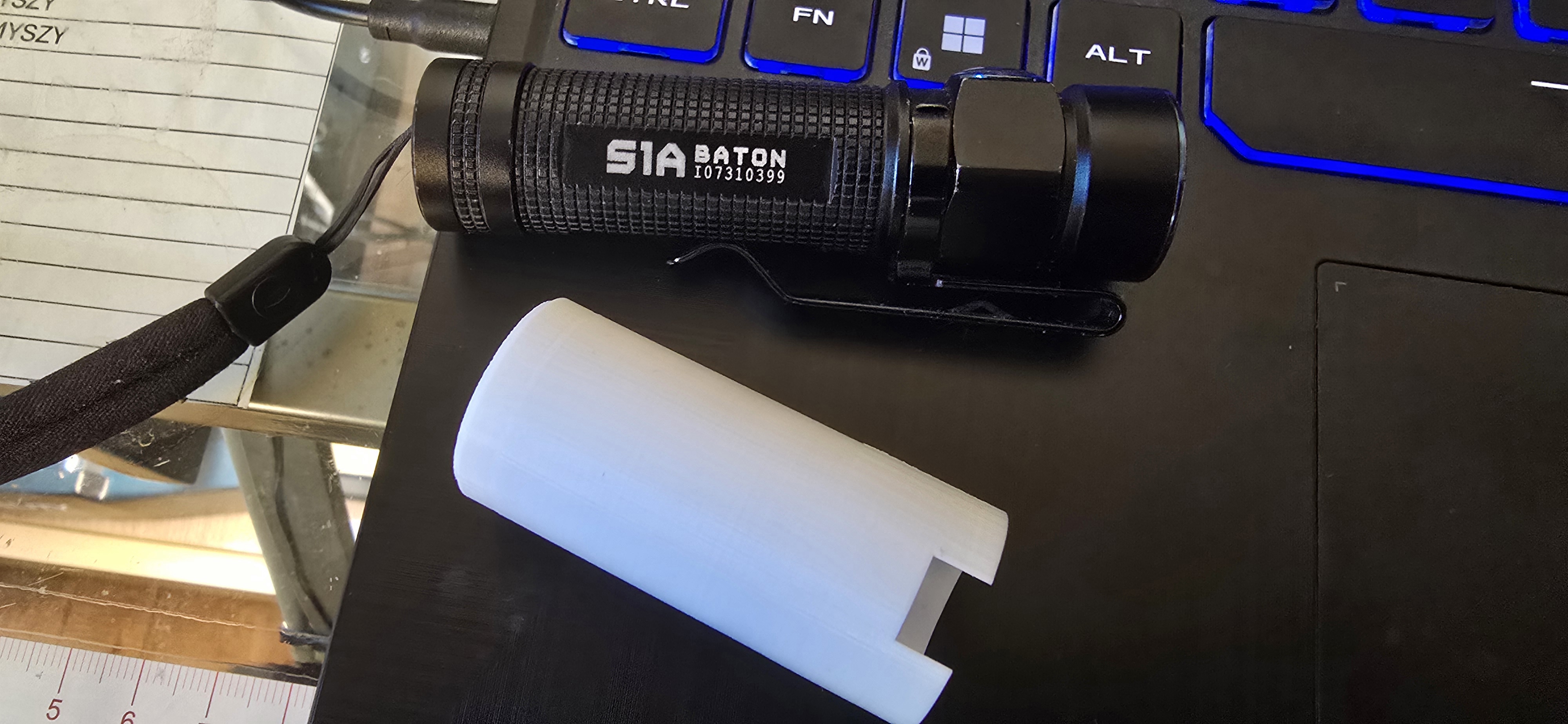 Diffuser for Olight BatonS1A