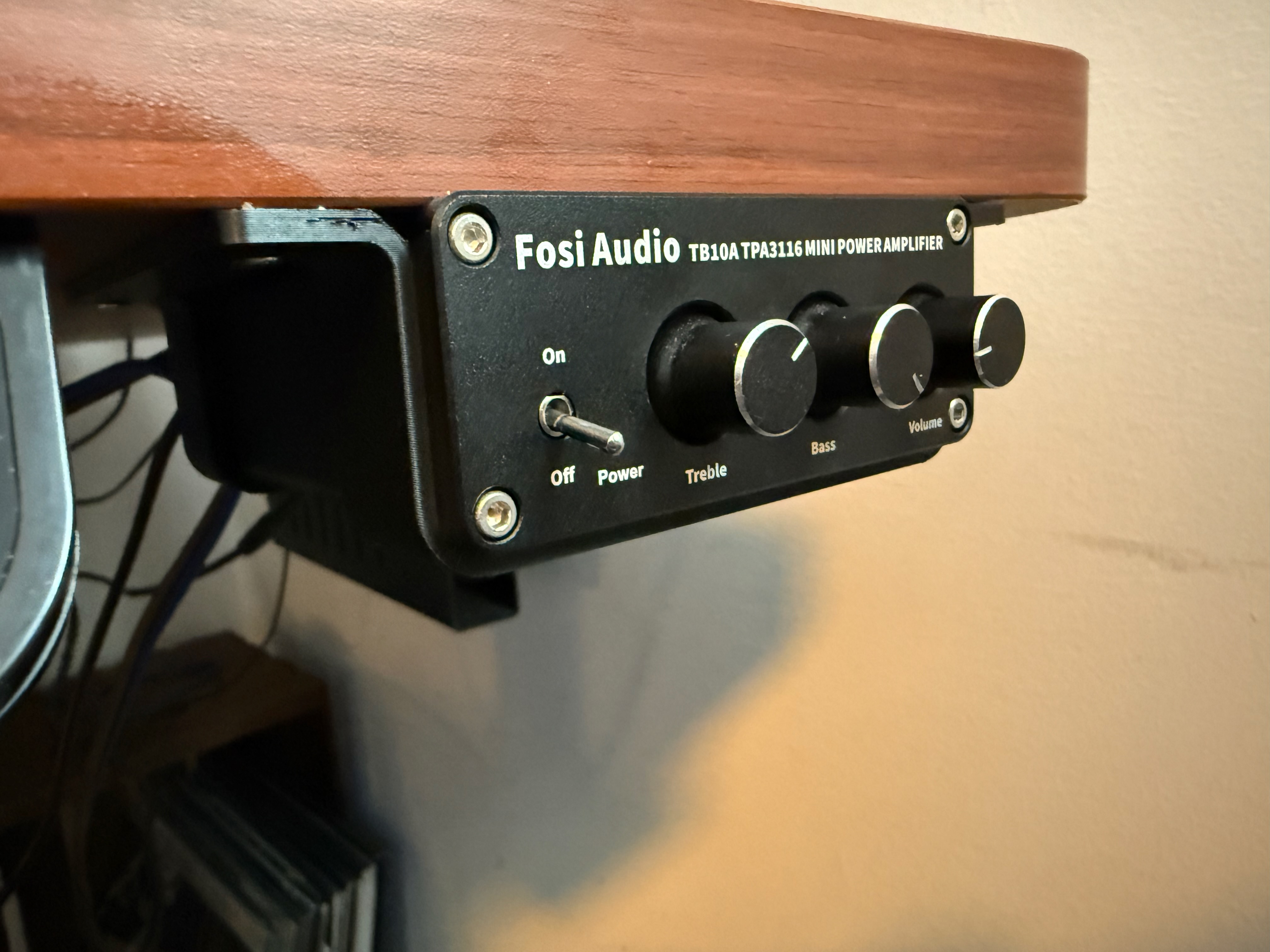 Under Desk Mount for Fosi Audio TB10A Amp