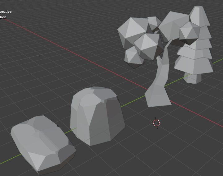 A few forest props