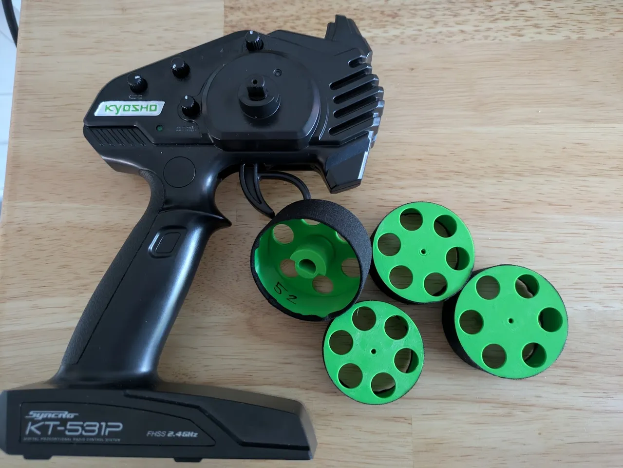 Kyosho KT-531P Steering Wheel by Zortness | Download free STL