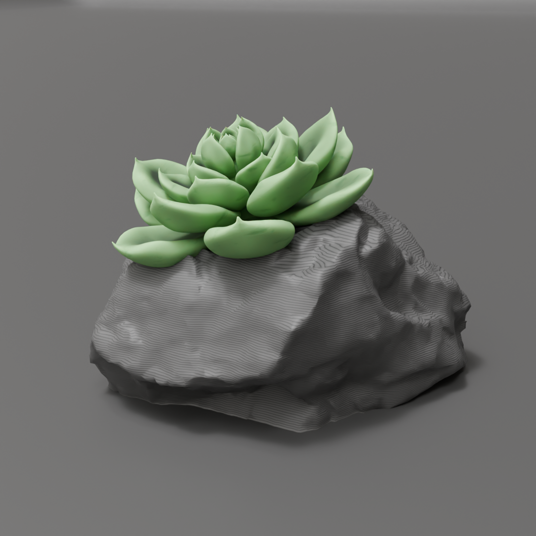 rockpot flower pot/flower planter
