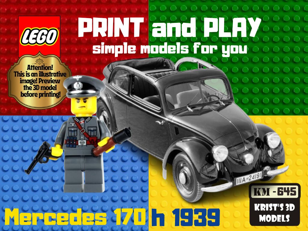 LEGO Mercedes 170H (1939)