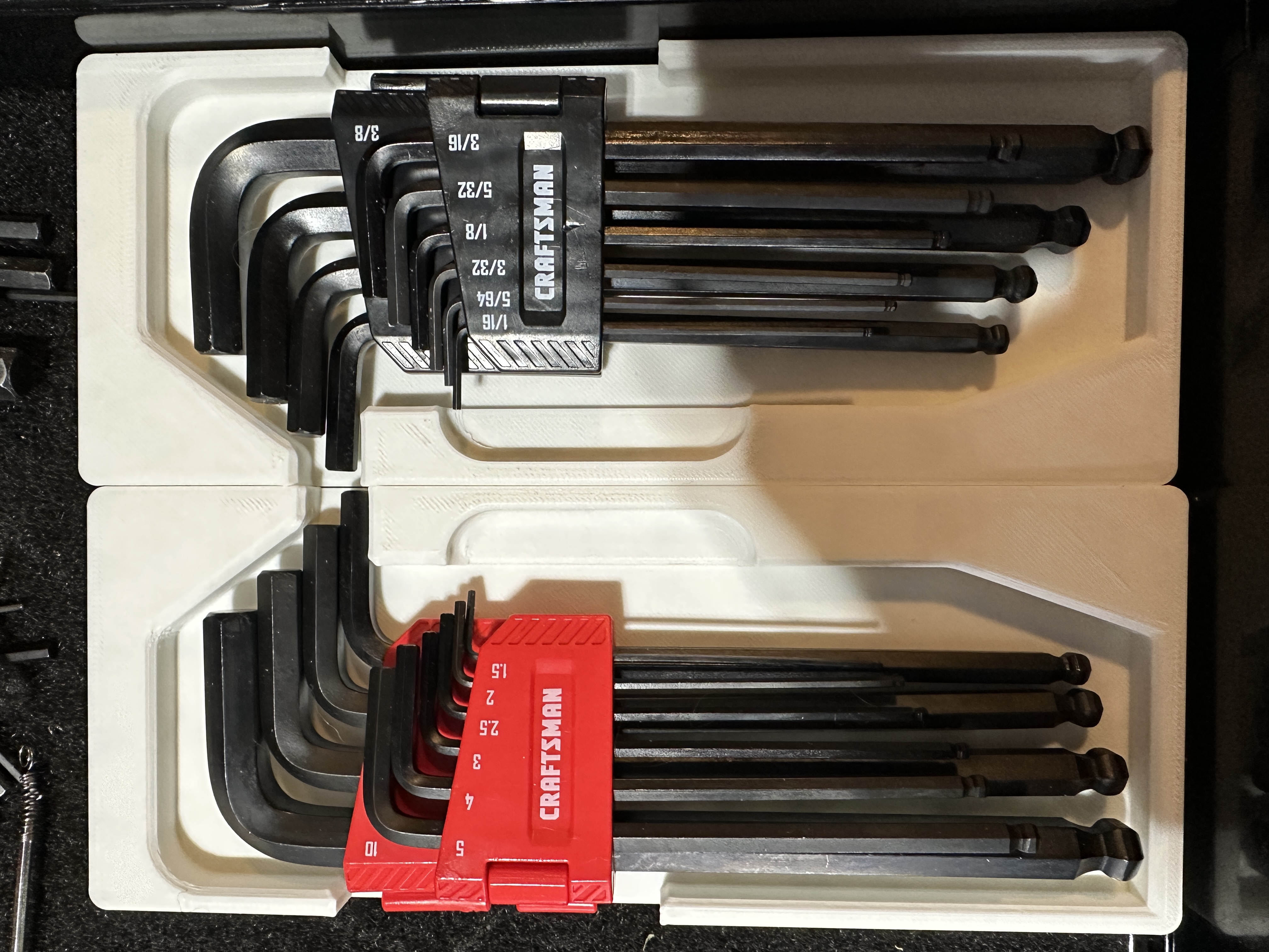 Craftsman Hex Key Set Gridfinity Storage