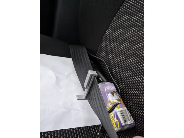 Pizza Seat Belt Clip