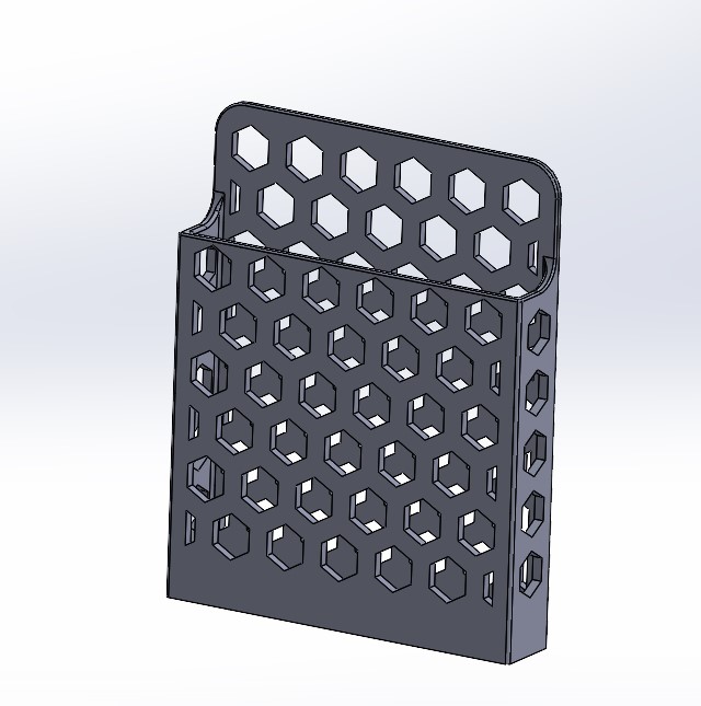 Miniatura 2 do modelo 3D Support télécommande LED