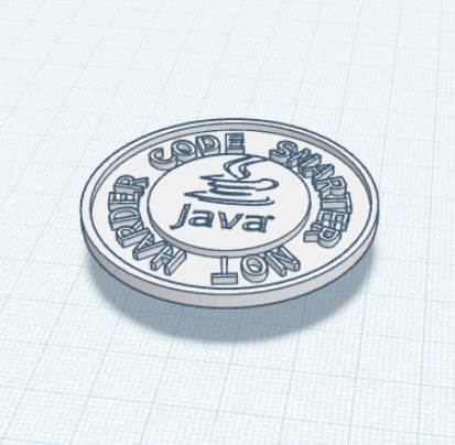 Coffe Coaster with Java Logo