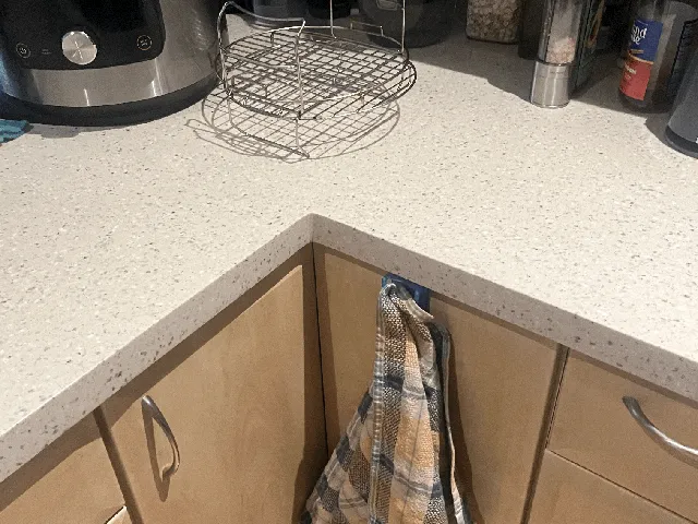 Kitchen Towel Holder - cabinet door hangar