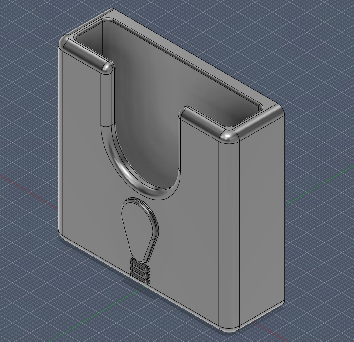 Miniatura 6 do modelo 3D Remote control organizer
