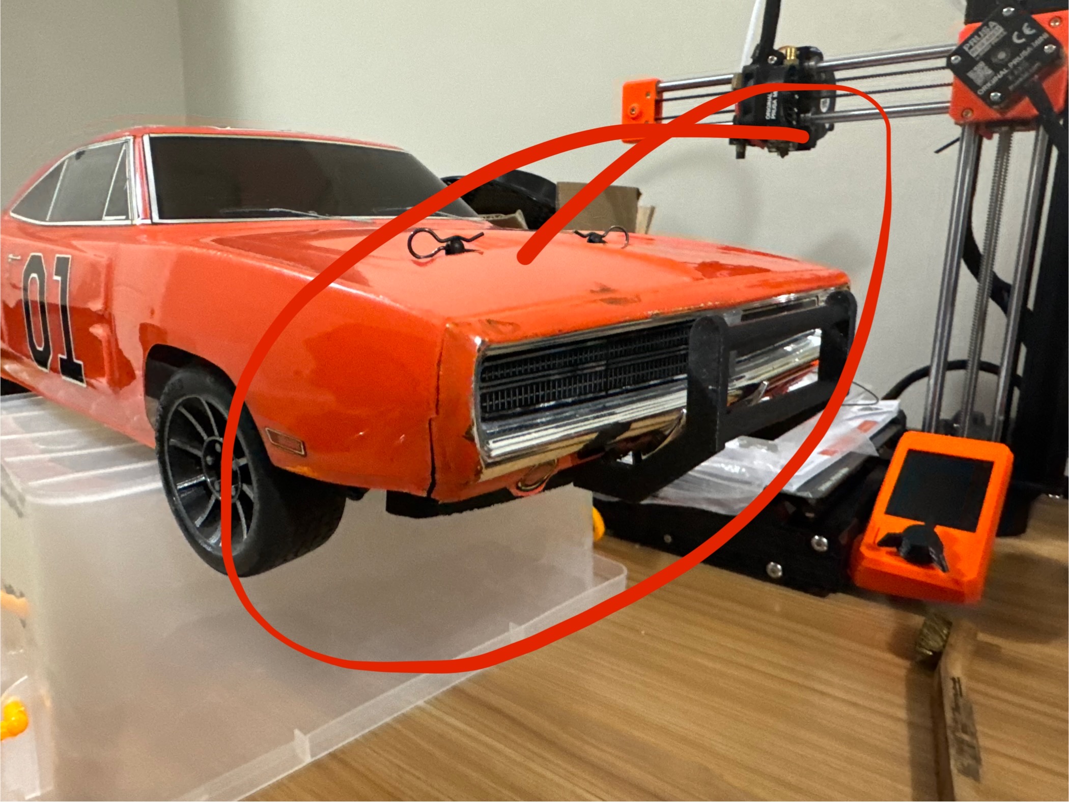 Kyosho Fazer General Lee Cattle Guard