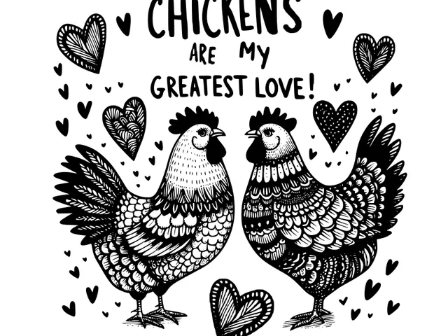 Valentines day cards: Chickens are my greatest love