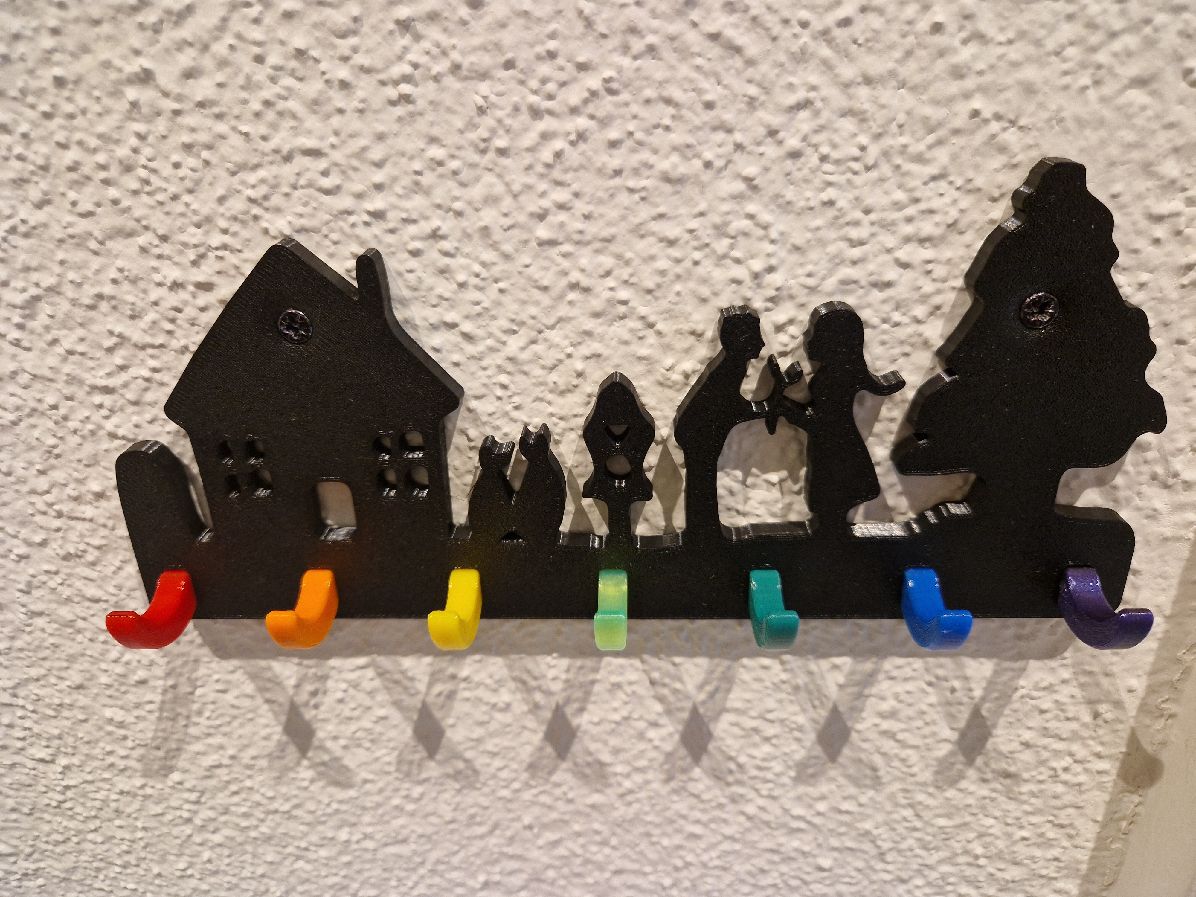 Miniatura 3 do modelo 3D Wall Key Holder