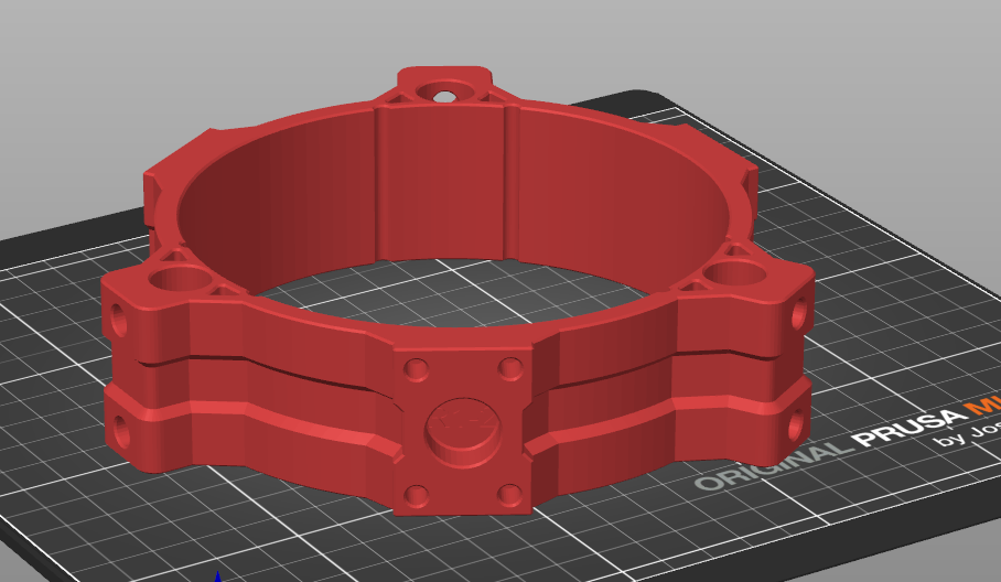 CTA Center block sttackement 3D model thumbnail