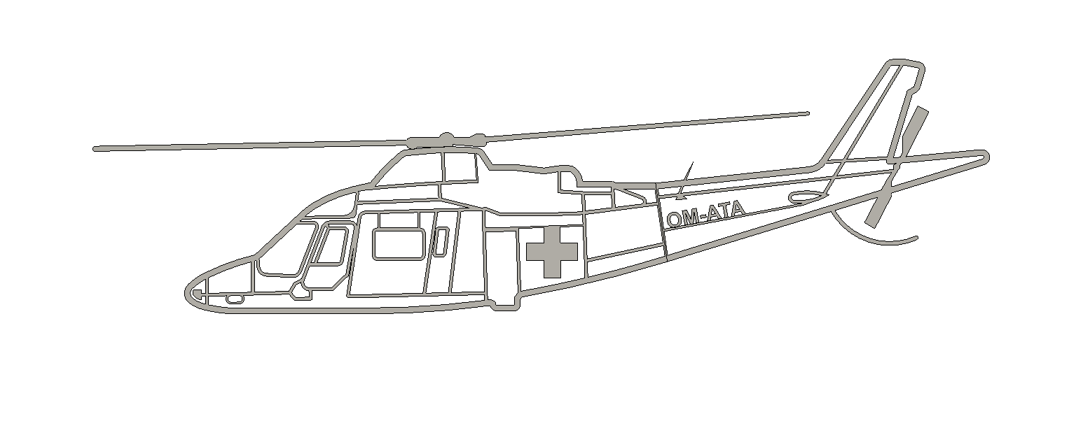 WALLART REGA Agusta A109 K2