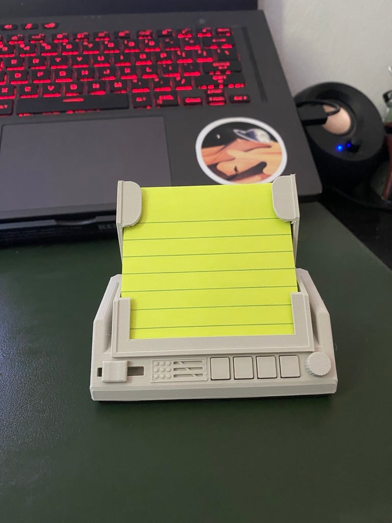 Retro Post-it note holder