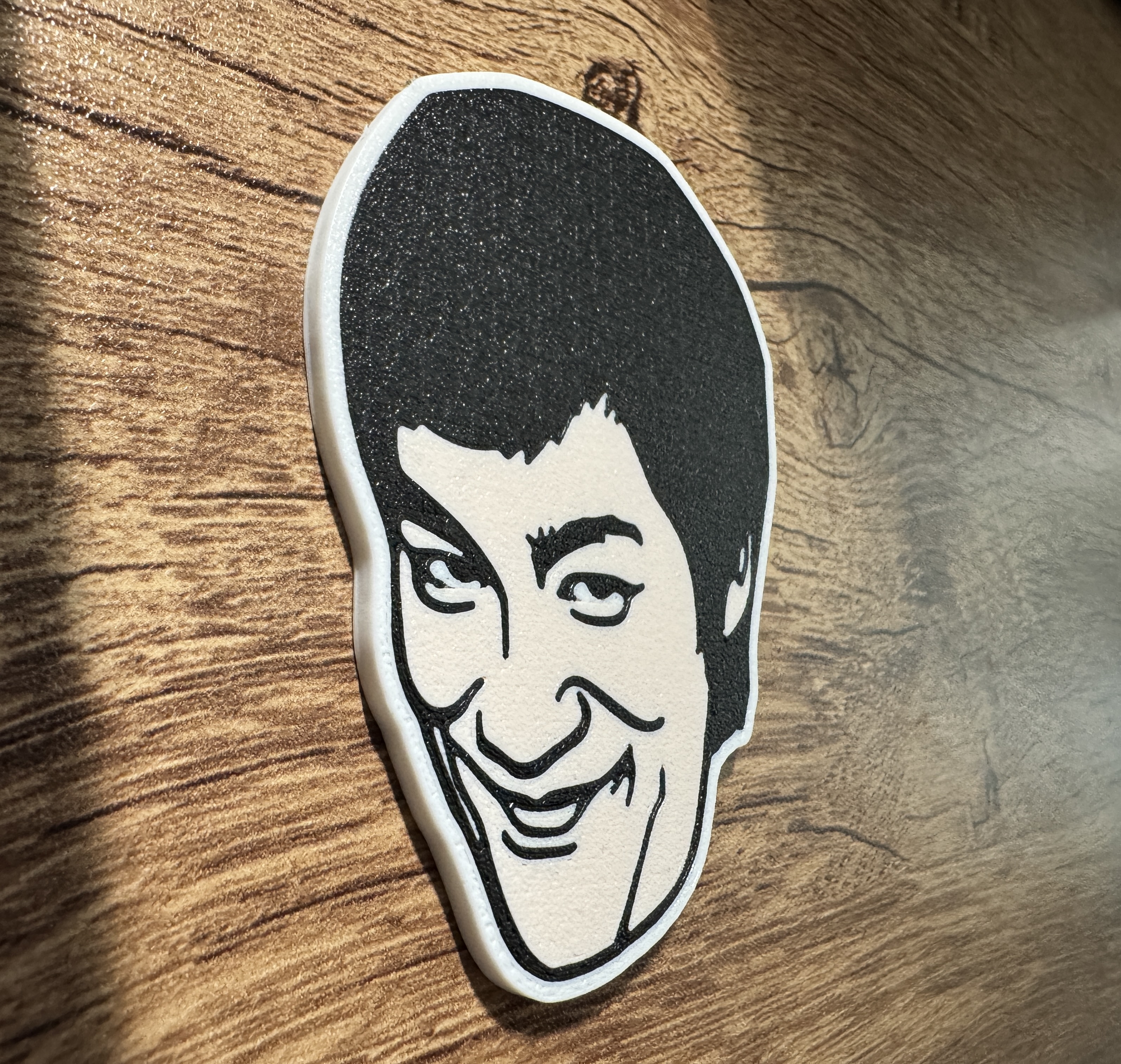 Bruce Lee Magnet (multi-color)(8x3mm magnets) — miniatura 2