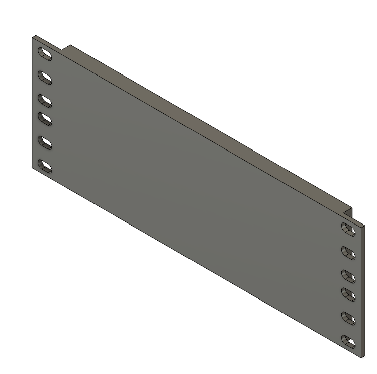 10 Inch Rack Blank Plates.