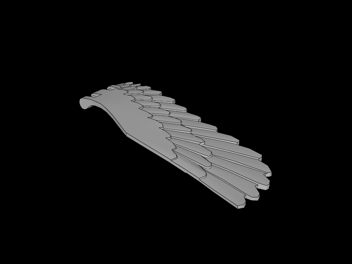 Lego Compatible (11778.dat) Animal Eagle Wing Left