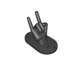 Heavy Metal hand hook - sign of metal by AlexMu