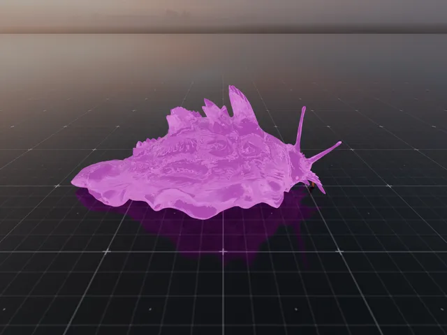Satisfactory Power Slug (Very high poly & Manifold)
