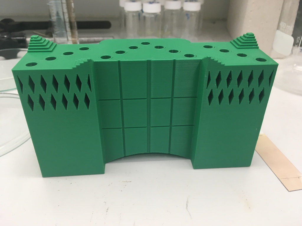 Organ NMR tube holder by vsaggiomo Download free STL model