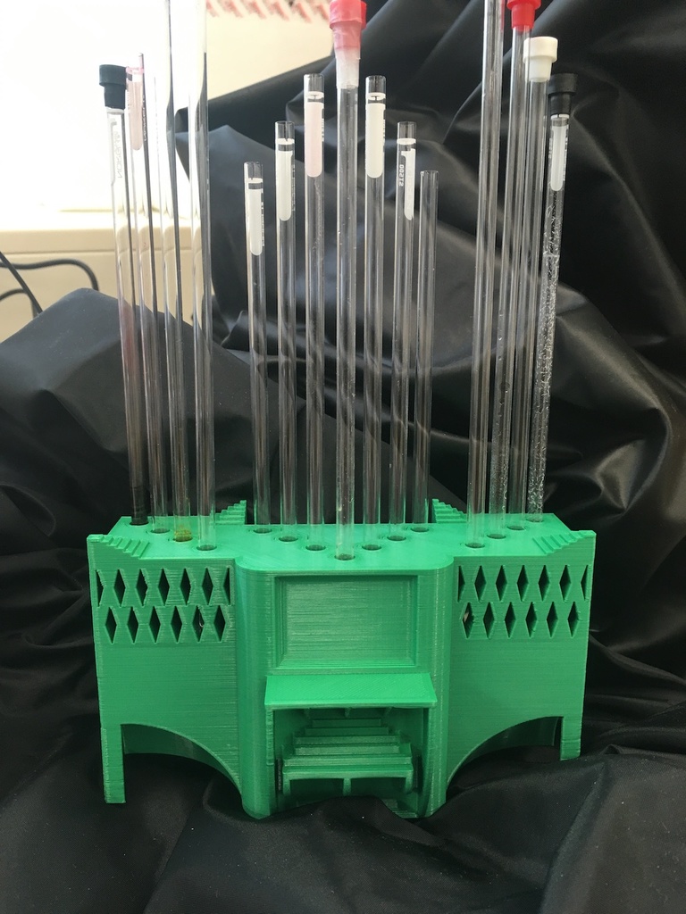 Organ NMR tube holder by vsaggiomo Download free STL model