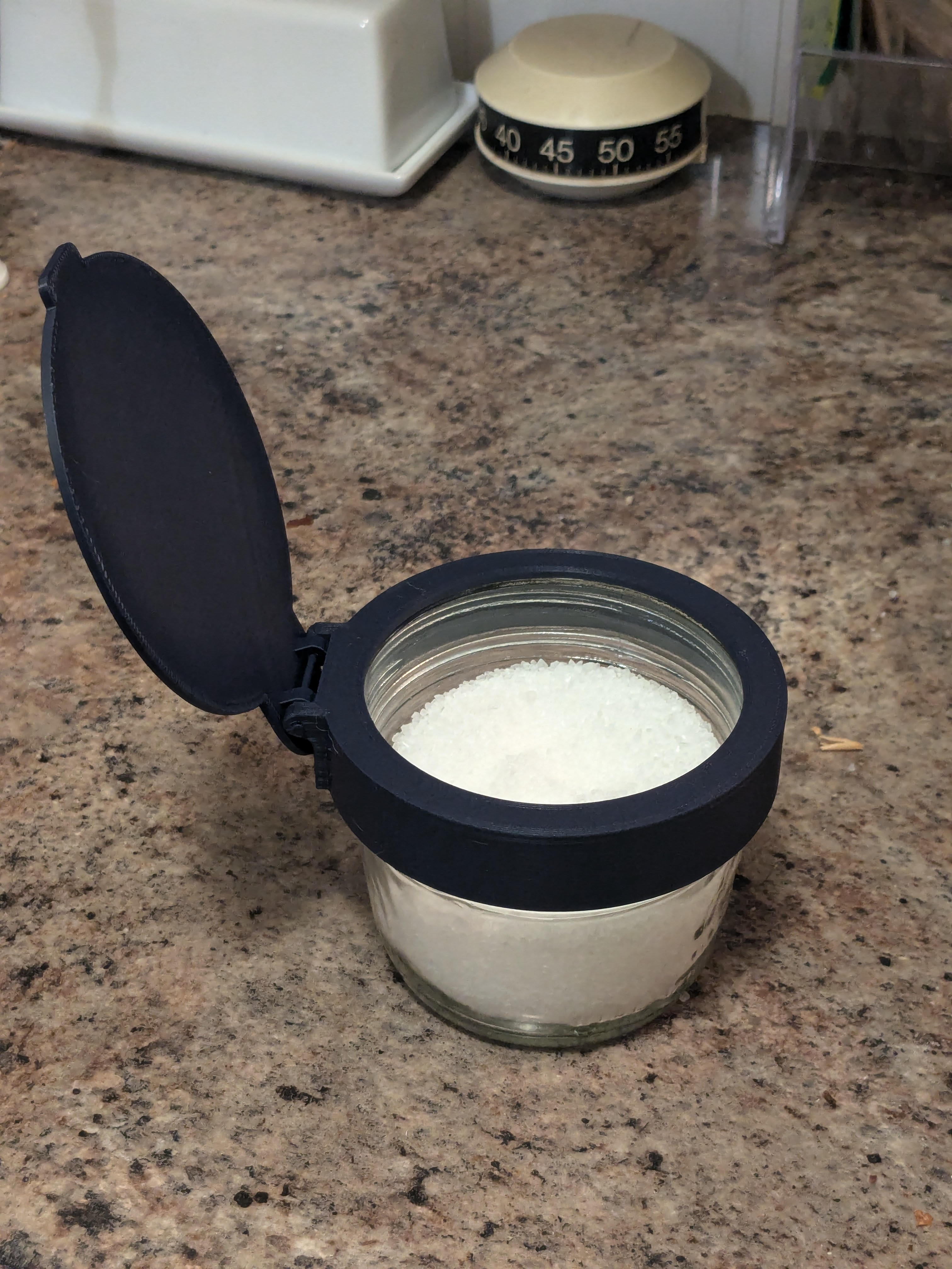 Wide Mouth Mason Jar Flip Lid - No Slot