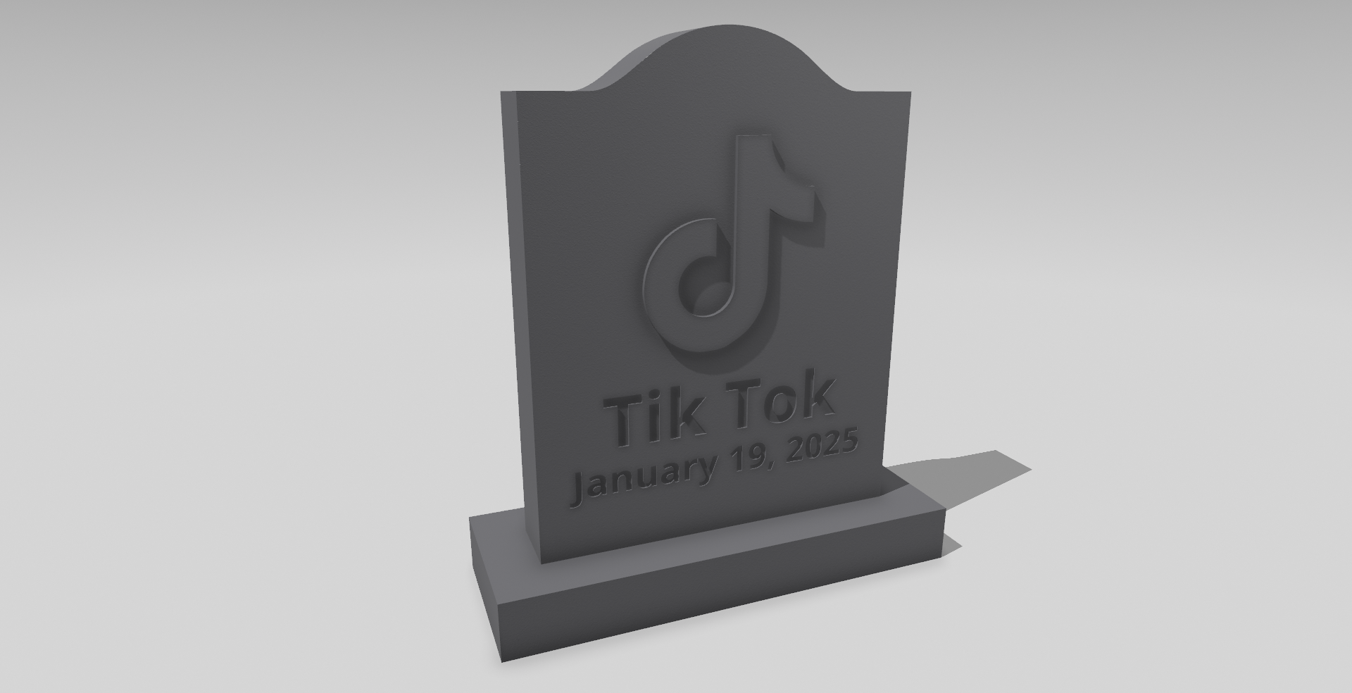 TikTok Gravestone