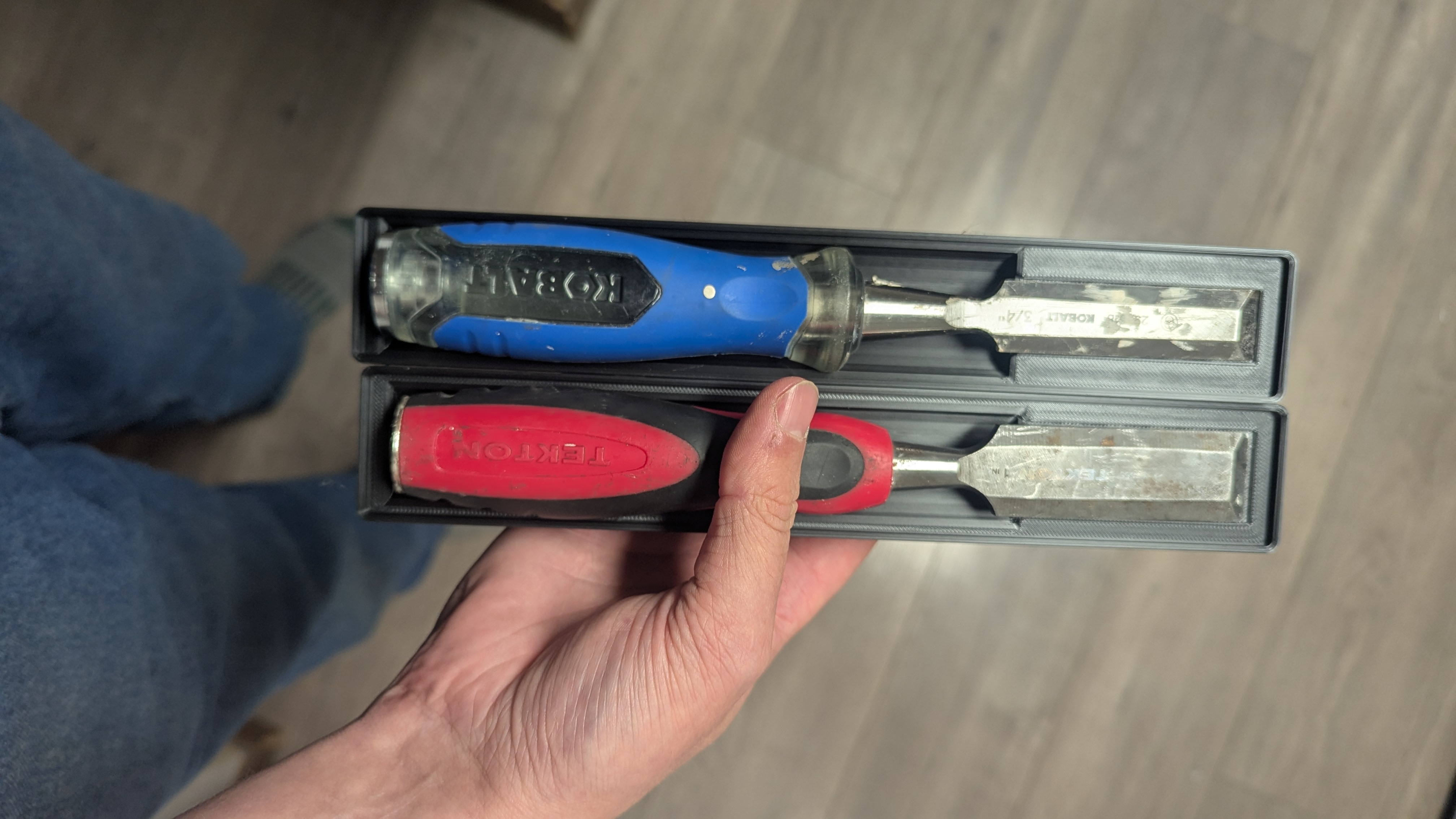Gridfinity Chisel Holder Bins — miniatura 3