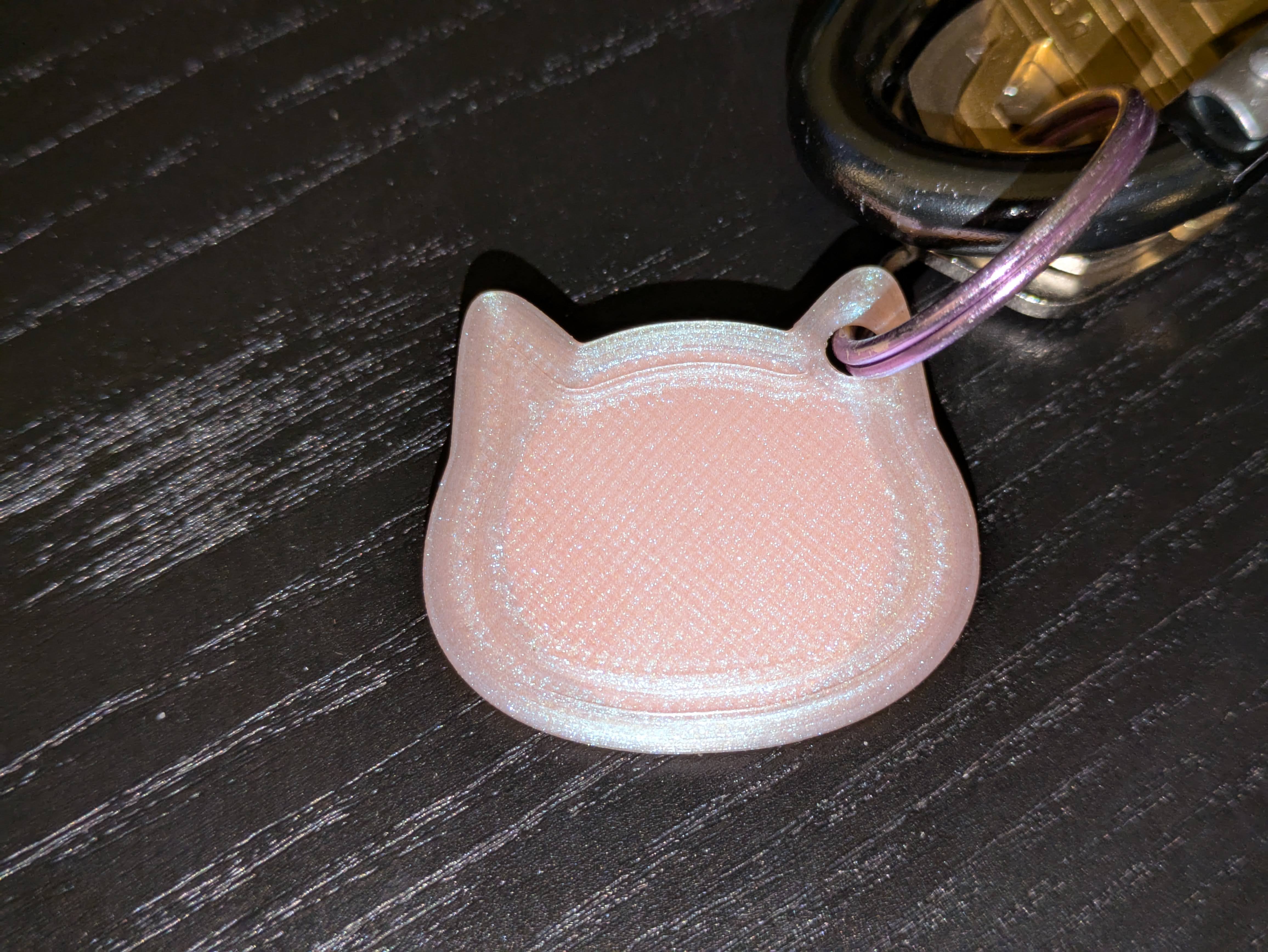 Cat RFID Tag Keyfob Case Keychain - 25mm 125kHz