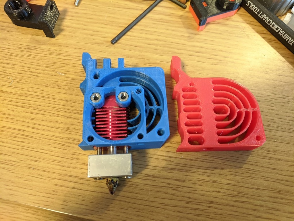 Less proprietary Prusa mini heatsink clone