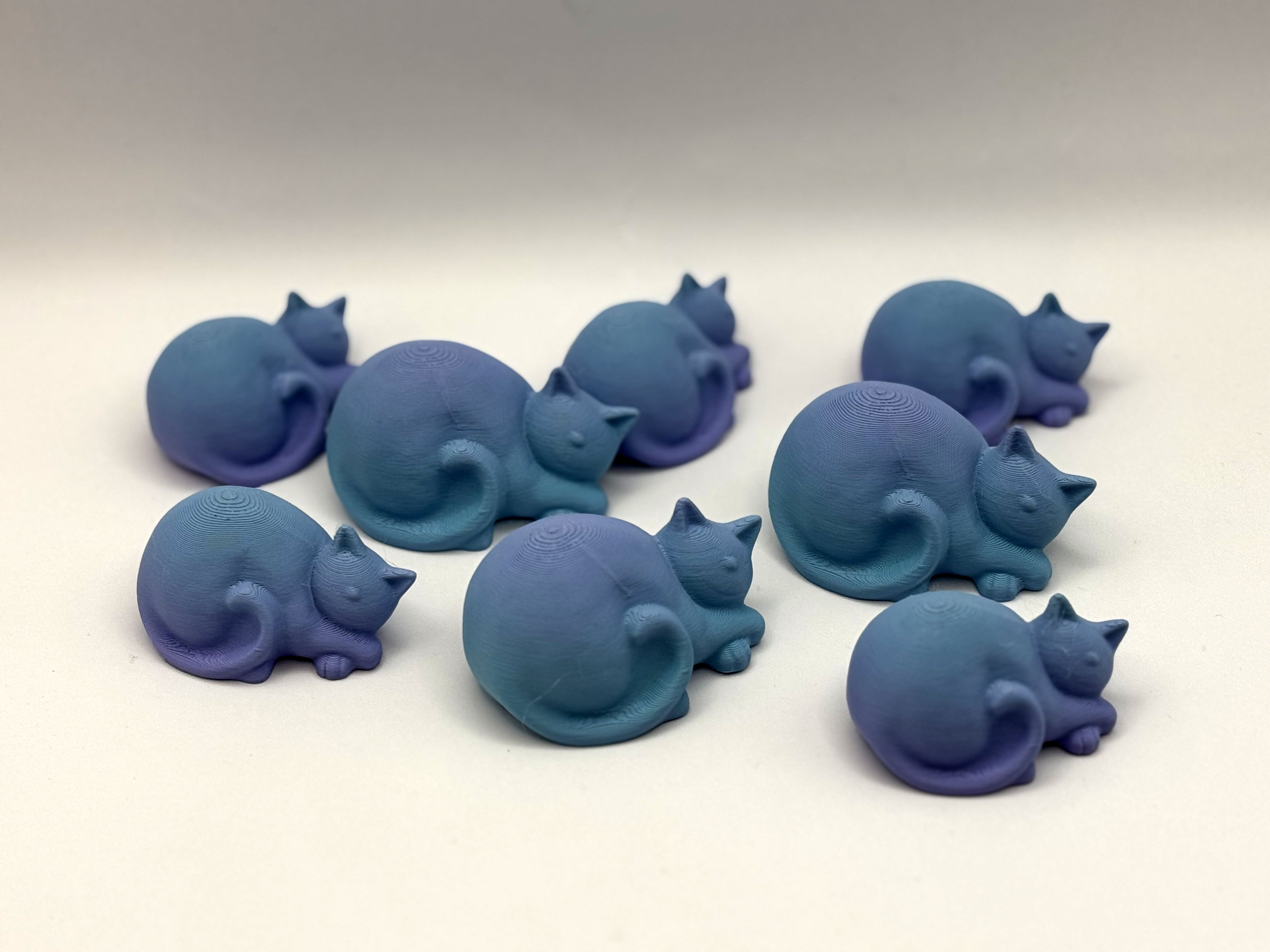 Sleeping Cat Figurine