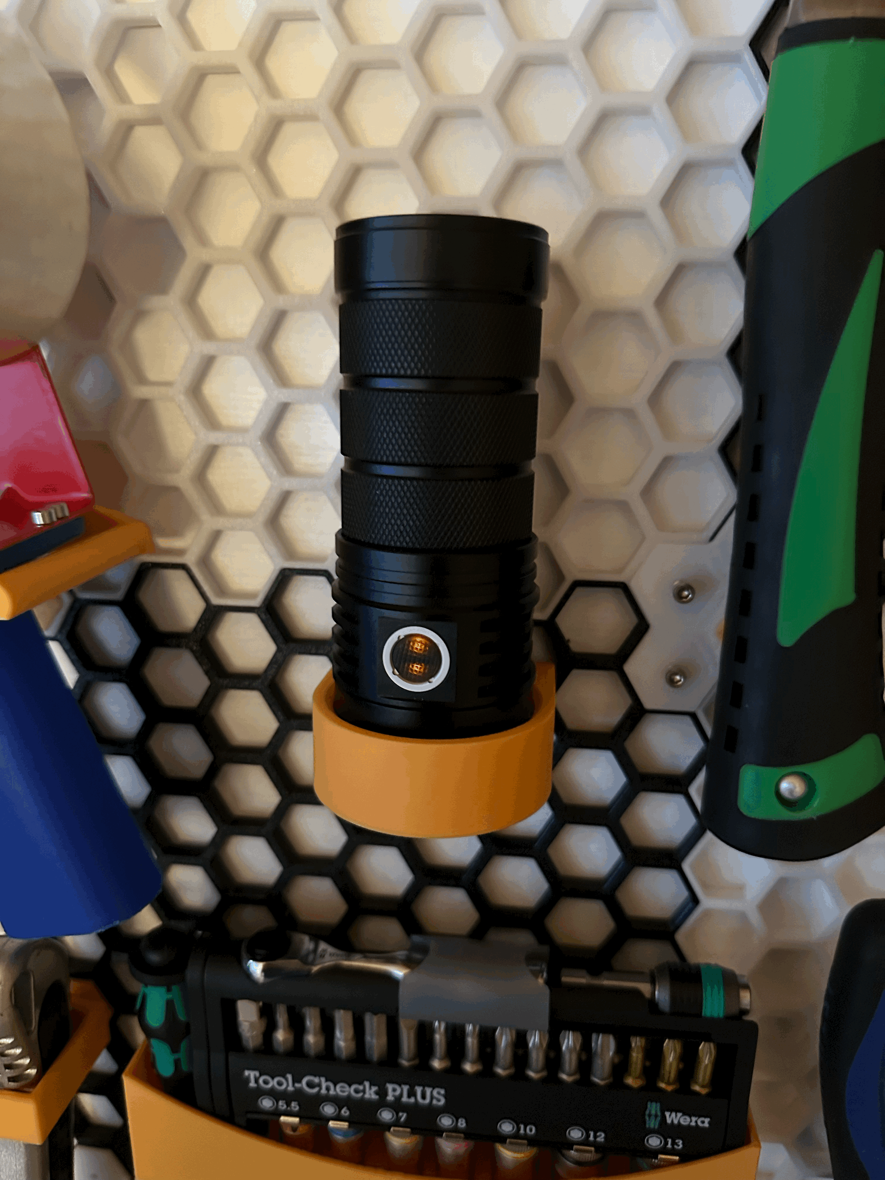 Honeycomb Flashlight holder Sofirn SP36 HSW 50mm
