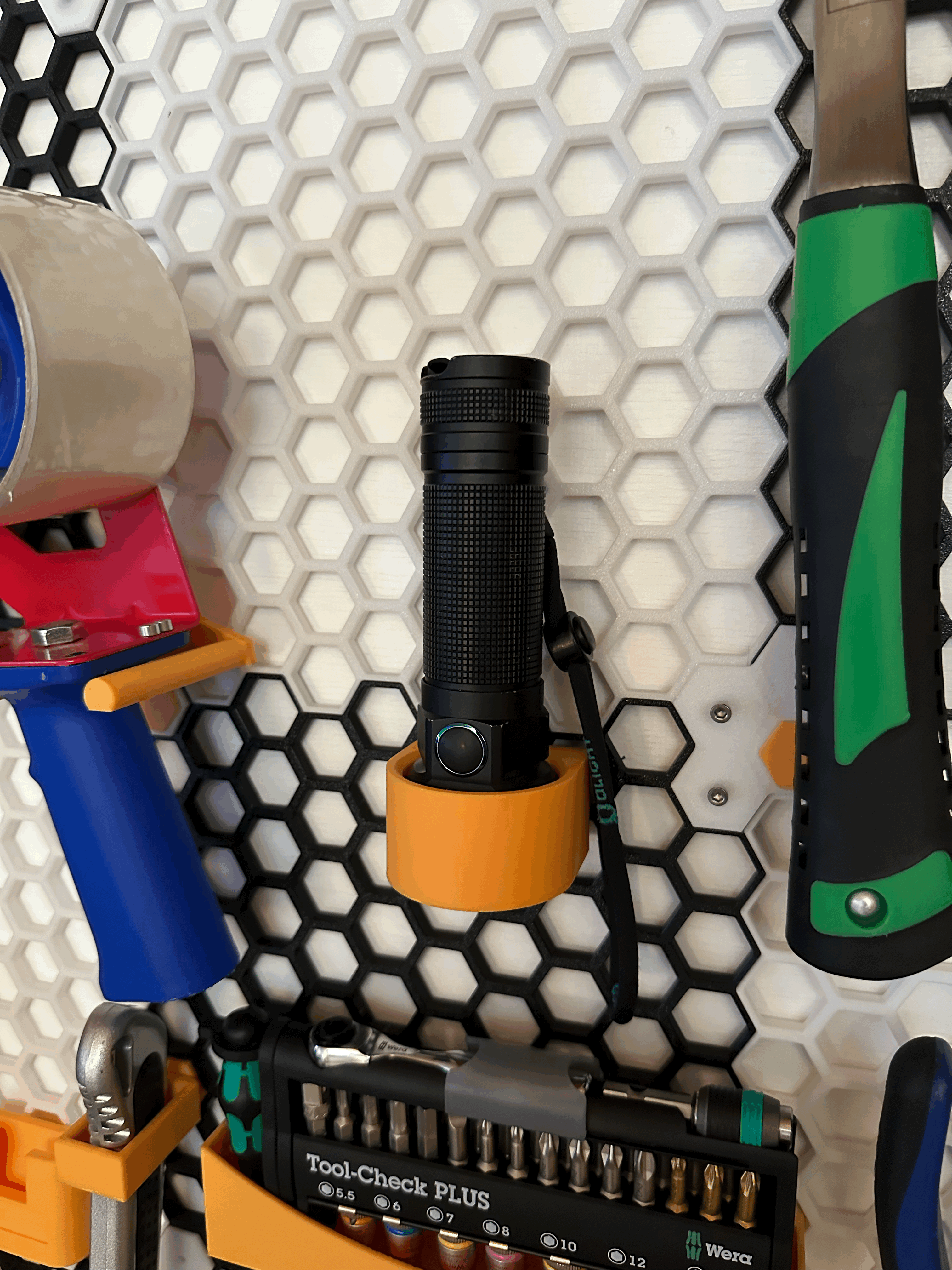 Honeycomb Flashlight holder Olight R50 HSW 43mm