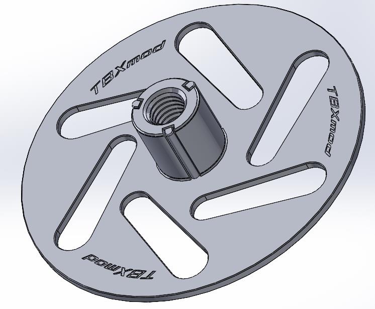 Adjustable FDM Mini Spool Adapter