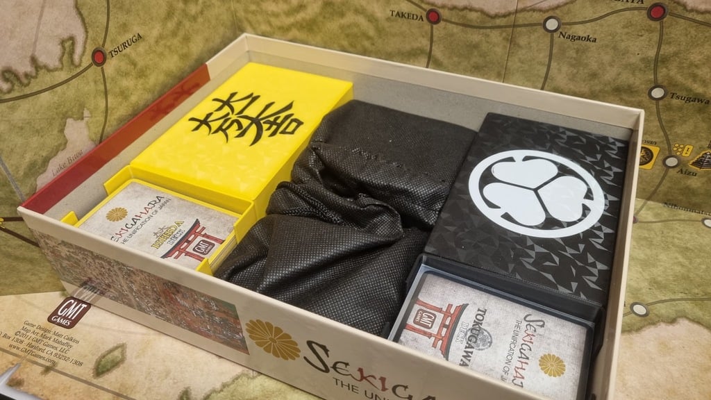 Sekigahara Boardgame insert