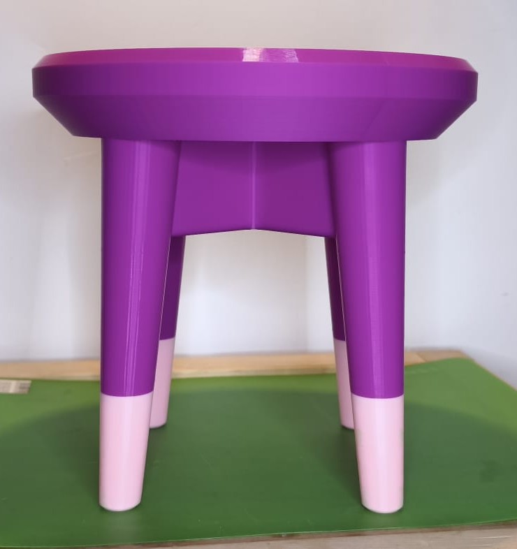 round children's stool — thumbnail 2