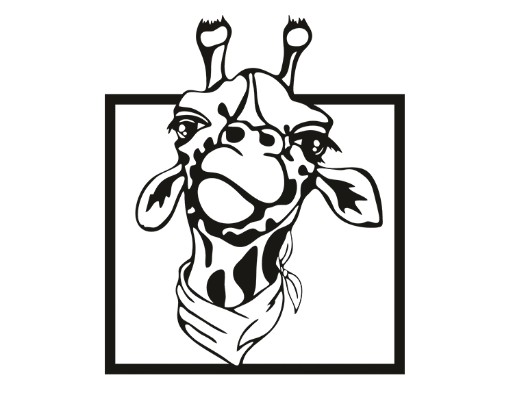 Miniatura 2 do modelo 3D Doubting Giraffe