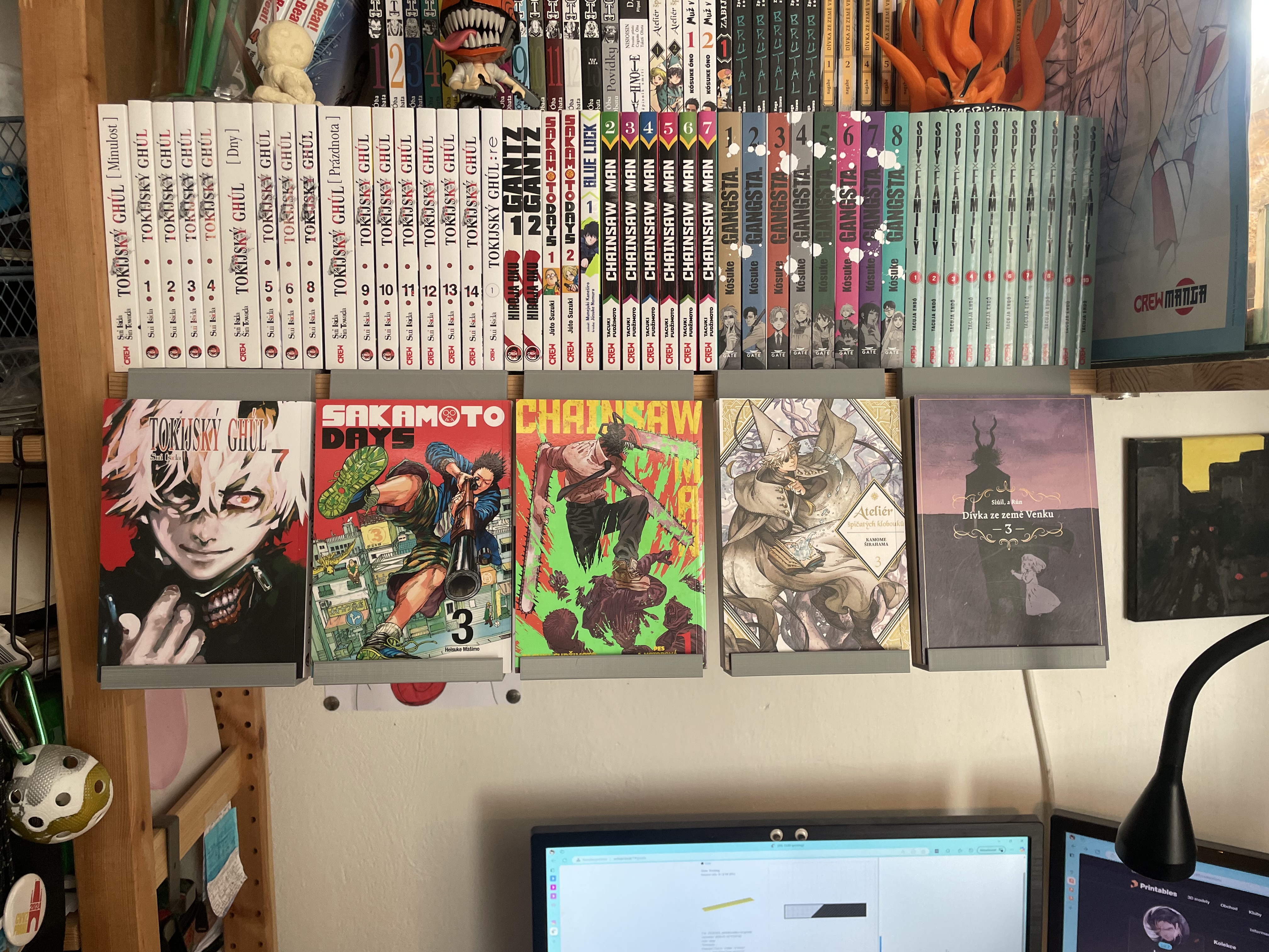 Manga shelf stand