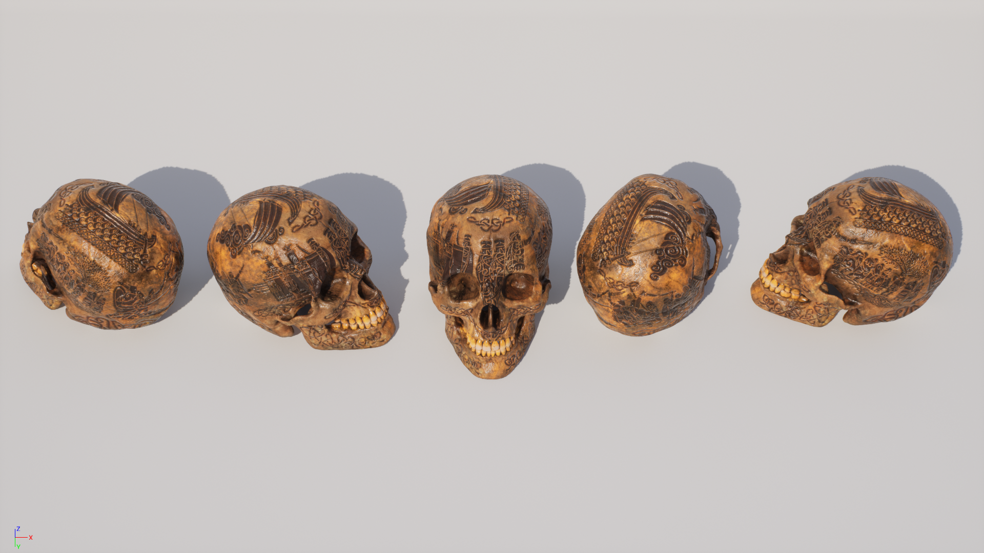Miniatura 12 do modelo 3D Celtic Skull