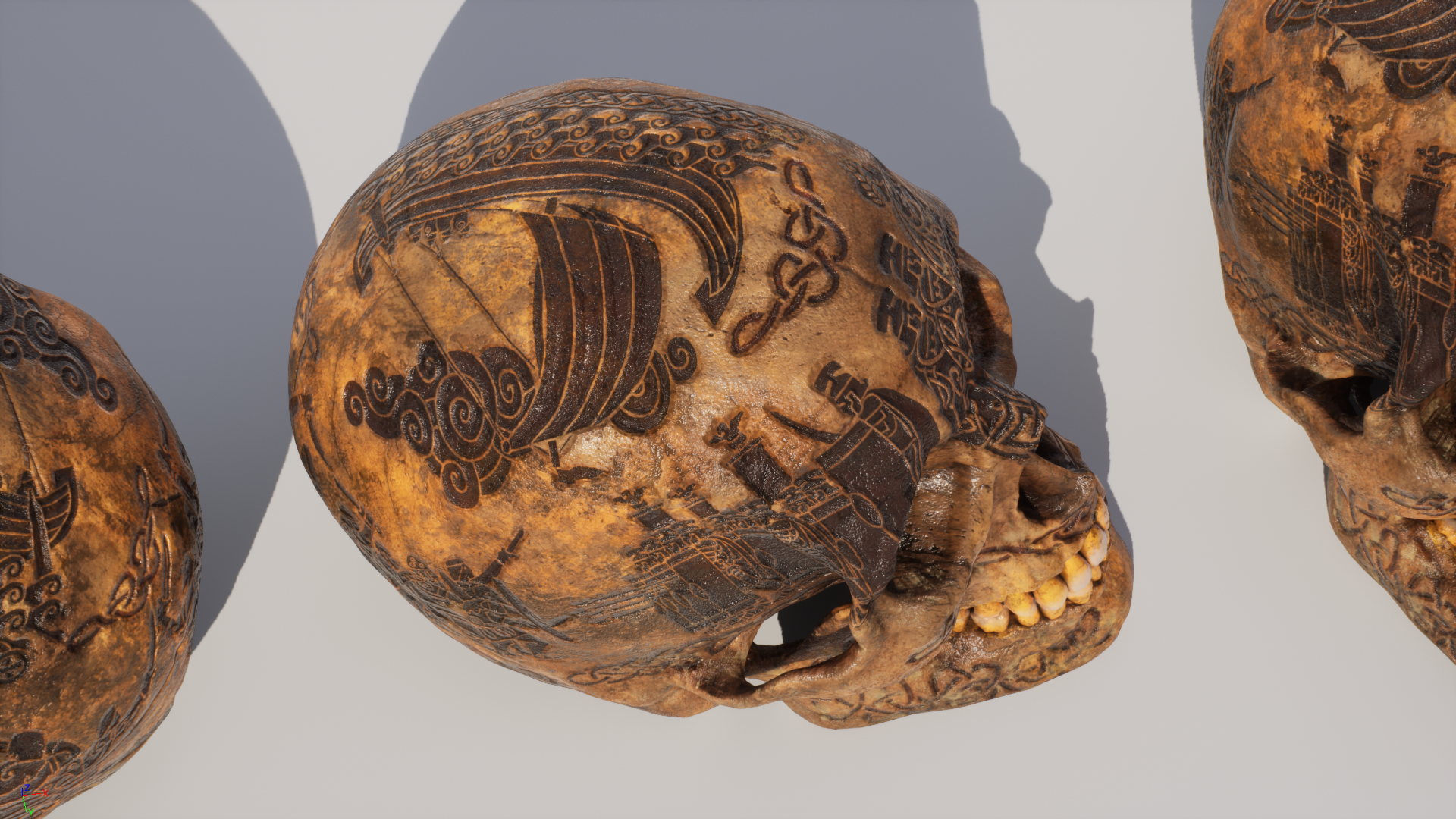 Miniatura 9 do modelo 3D Celtic Skull