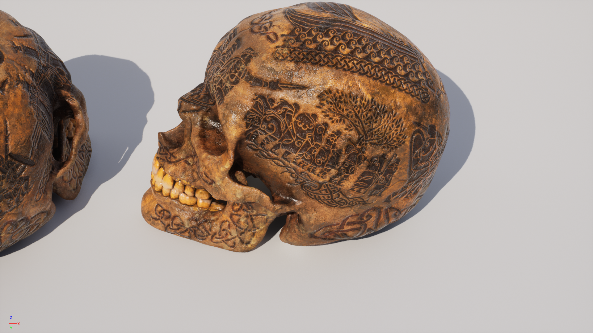Miniatura 8 do modelo 3D Celtic Skull