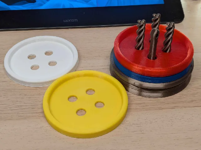 Button Coaster Set