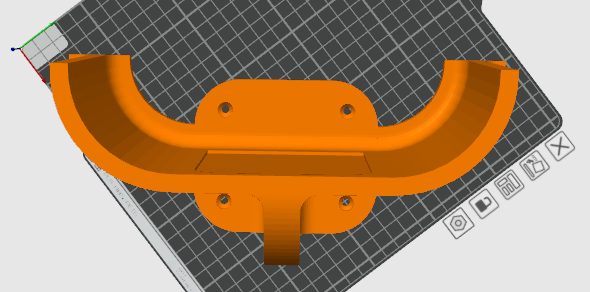 Wall Mounted Cat Bed (2 variations) 3D model thumbnail