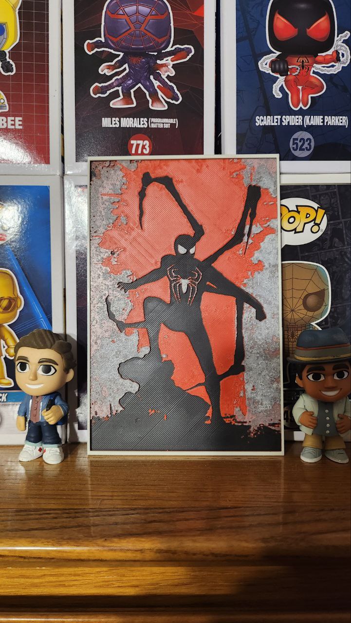 SpiderMan Poster Vintage - HueForge