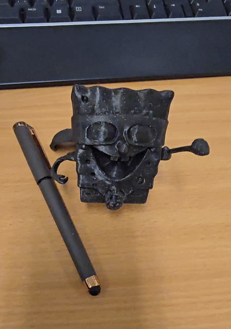Spongebob pen holder